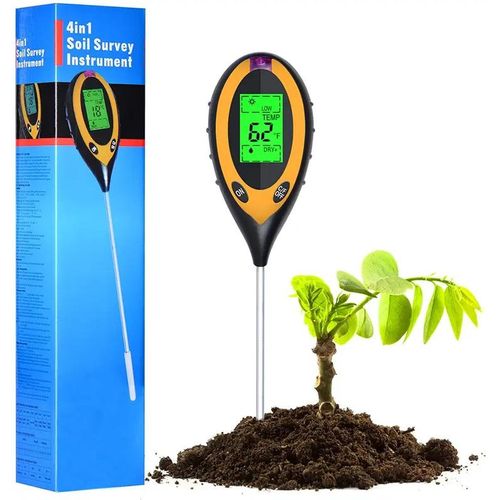 pH Meter 4 in 1 PH Light Moisture Acidity Te ster Soil Te ster Moisture Meter