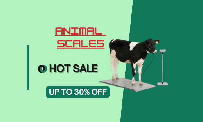Animal weighing scales banner