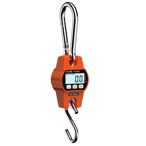 Portable Crane Scale 660lb/300kg Heavy Duty Electronic Digital Scales Hanging Hook Scale Luggage Baggage Bag Weight