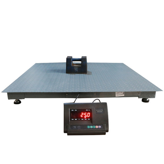 Digital 4 ton 1mX1m warehouse floor weighing scale