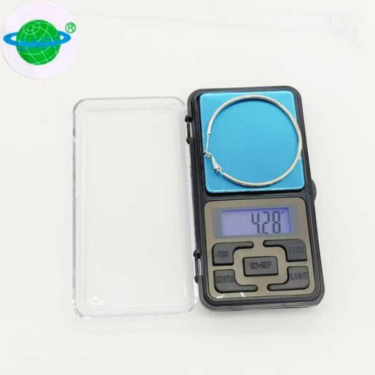 High Accuracy Gold Pocket Scale, 0.1g Readability, Compact Design