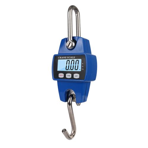 Portable Crane Scale Heavy Duty Hanging Hook Scales Electronic Digital Stainless Steel Weight 300kg