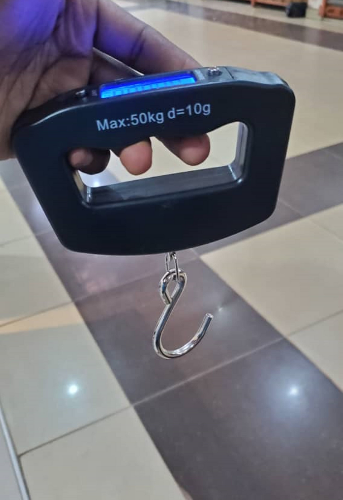 What is the price of Electronic Luggage Weighing Scale Grey and Blue Box in Kampala