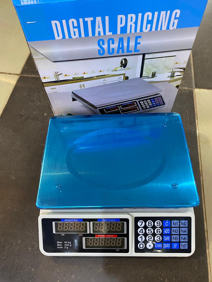 What is the price of Digital price computing weighing scale 50kg blue in Uganda