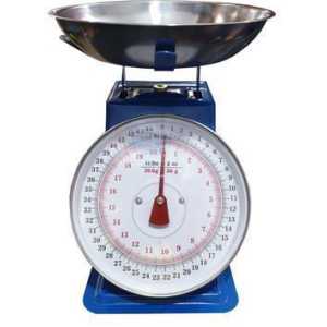Mechanical Kitchen Weighing Scale Of 20Kgs – Silver