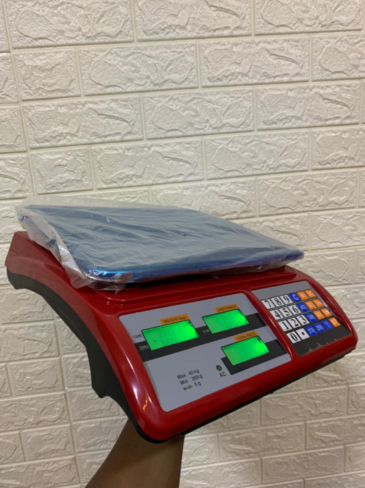 Digital price computing weighing scale red Company in Uganda