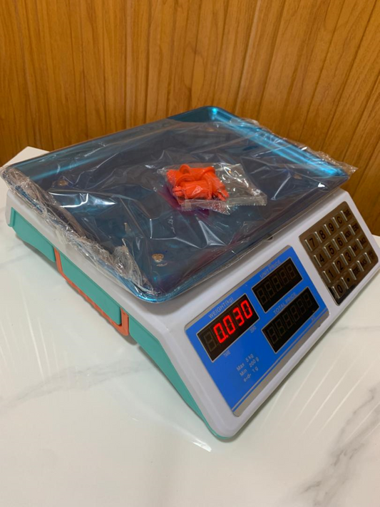 Supplier of Digital price computing weighing scale blue box in Kampala Uganda