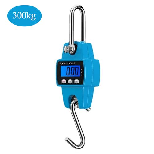 Crane Scale 200kg/300kg Weighing Digital Industrial Hanging Scale 200kg/441lb Heavy Duty Hanging Hook Scales Stainless Steel