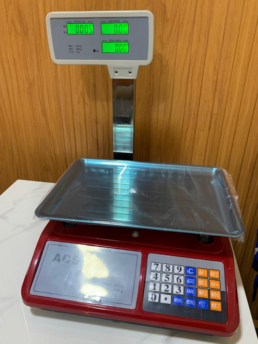 Digital price computing weighing scale red shop in Kampala Uganda