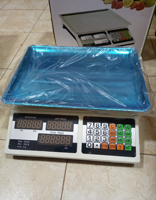 What is the price of Electronic computing price scale ACS blue in Kampala