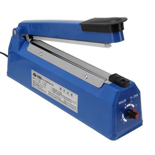 Handheld Impulse Sealer Machine Plastic Sealing - Blue