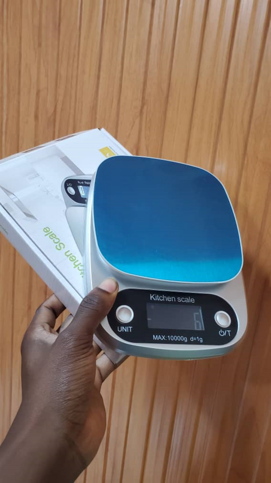 Digital Kitchen Weighing Scale Silver body supplier in Kampala Uganda