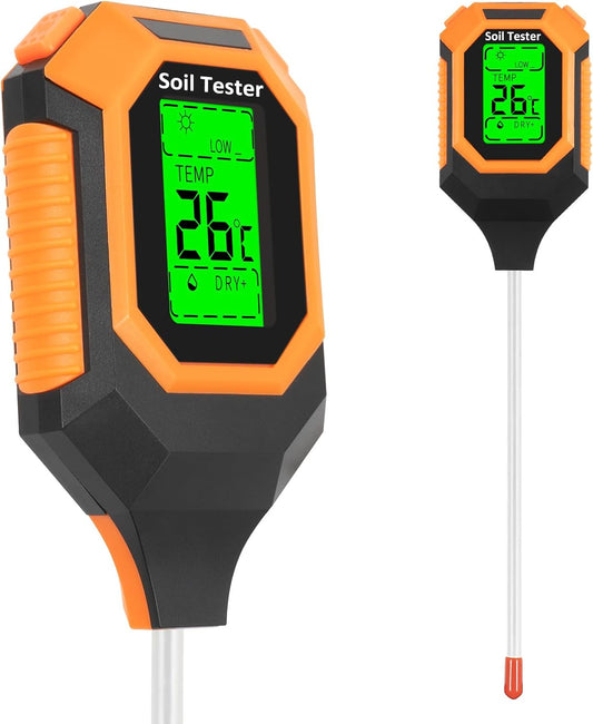 4 in 1 PH Tester Soil Water Moisture Light Test Meter for Garden