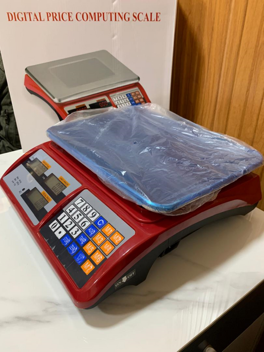 Supplier of Digital price computing weighing scale red in Kampala Uganda