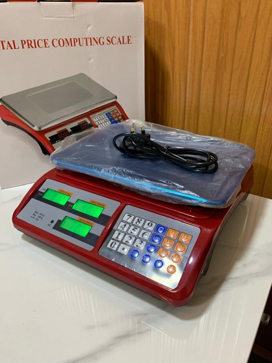 How much is Digital price computing weighing scale red in Kampala Uganda