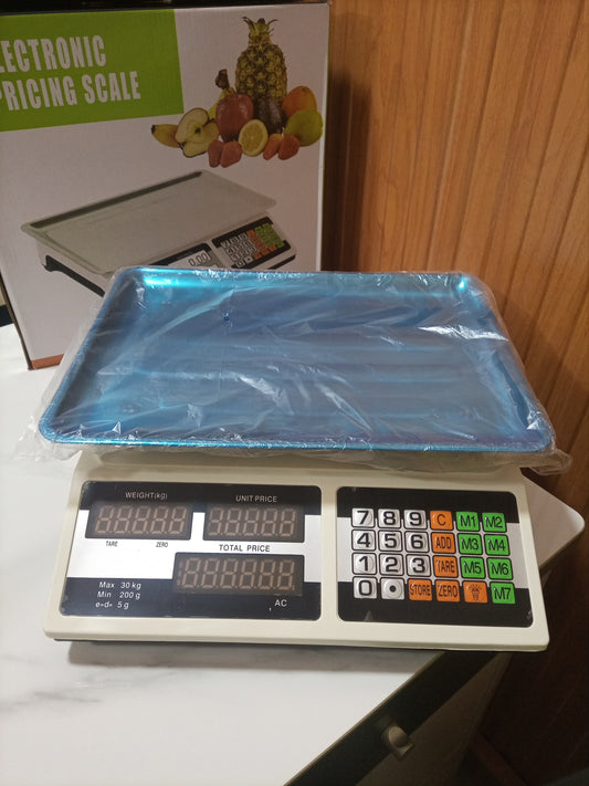 What are the prices of Electronic computing price weighing scale ACS blue in Kampala Uganda