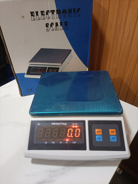 Digital price computing weighing scale 50kg blue shop in Kampala Uganda