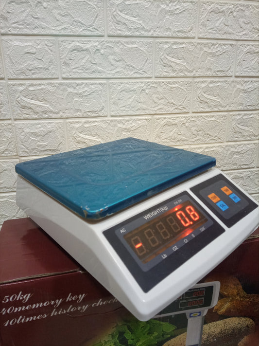 Digital price computing weighing scale 50kg blue Company in Uganda
