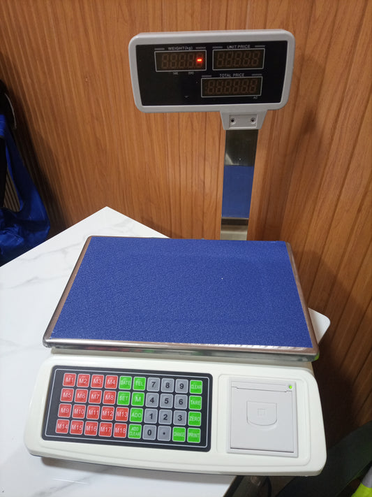 How much are Digital price computing weighing scale 50kg blue in Uganda