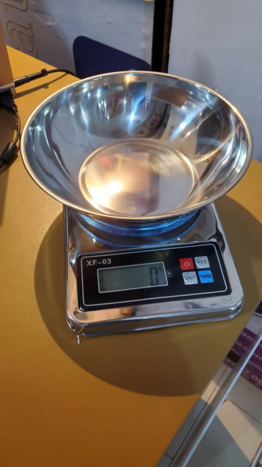 Stainless Kitchen Weighing Scale XFO3 shop in Kampala