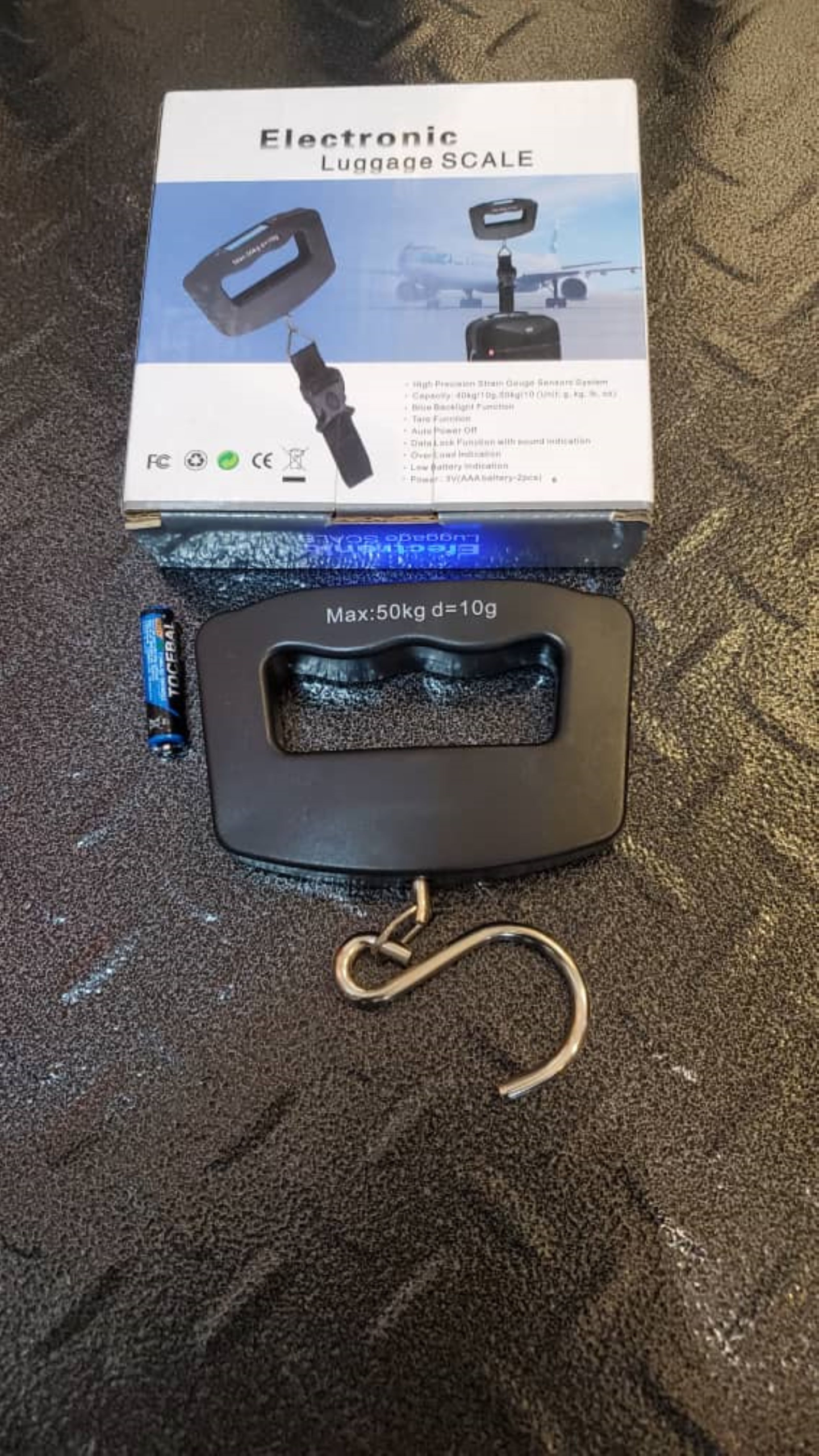 How much are Electronic Luggage Weighing Scale Grey and Blue Box in Kampala Uganda