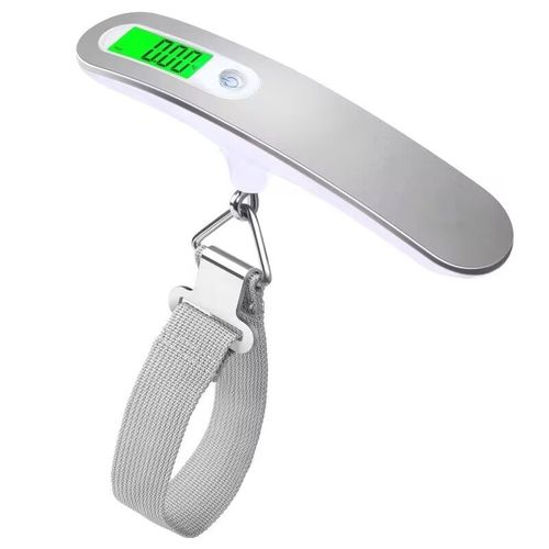 304 Stainless Steel 50kg Hand Hanging Portable Travel Electronic Baggage Weight Measuring Digital Weighing Luggage Scales