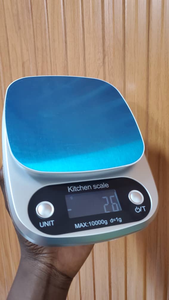 What is the price of Digital Kitchen Weighing Scale Silver body in Kampala