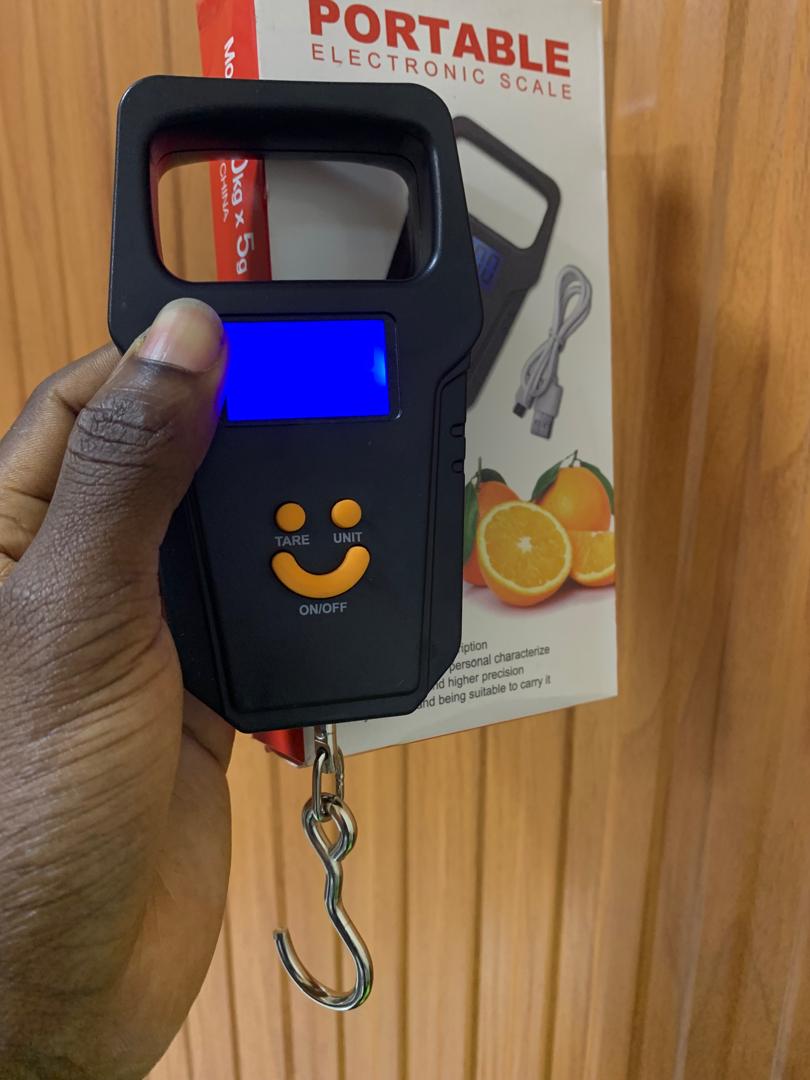 What is the price of Portable Electronic Weighing Scale Red Box in Kampala