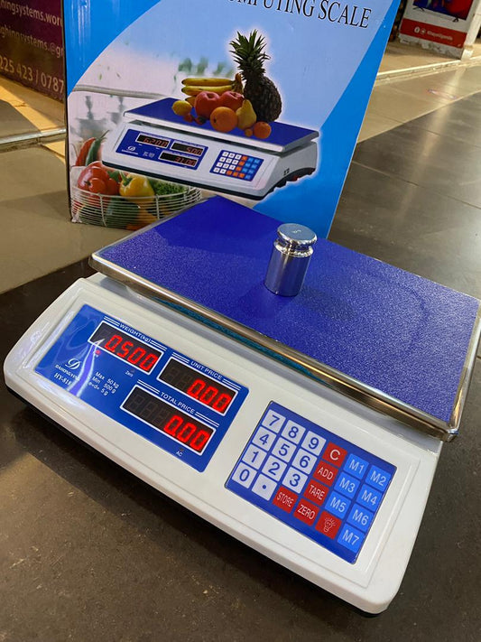 Where to buy Digital price computing weighing scale 50kg blue in Kampala Uganda