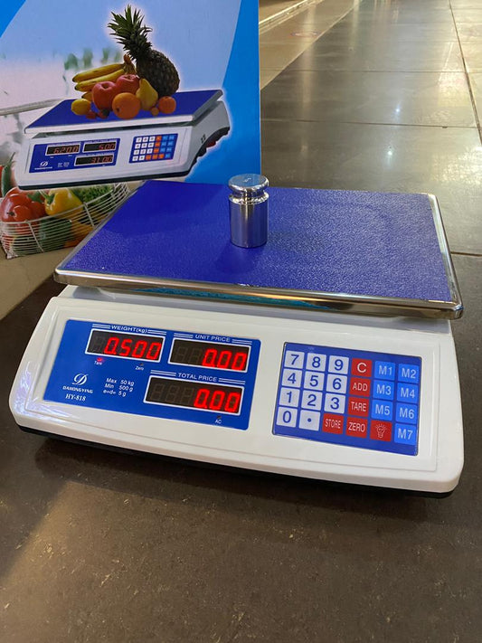 Where to buy Digital price computing weighing scale 50kg blue in Kampala Uganda