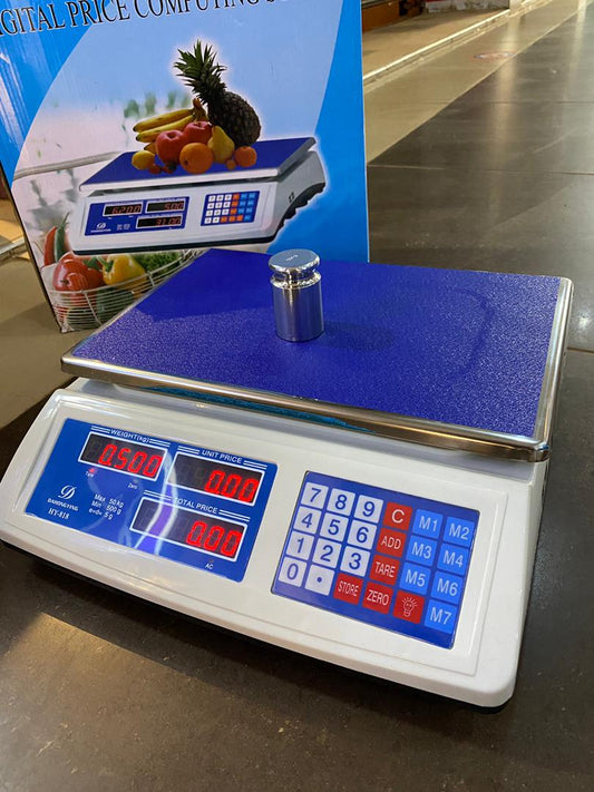 Where to buy Digital price computing weighing scale 50kg blue near me in Kampala