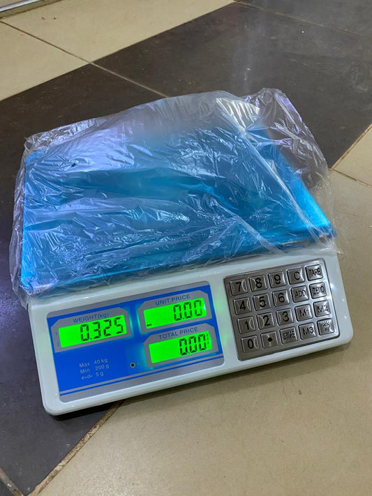 Cost of Electronic computing price weighing scale ACS blue in Kampala Uganda