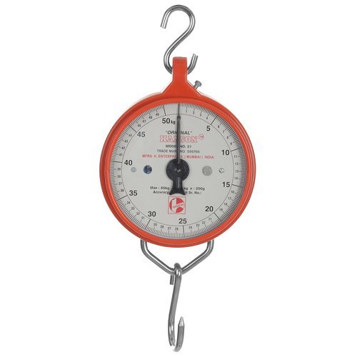 Hanson Hanging Weighing Scale With 200Kg Maximum - Red